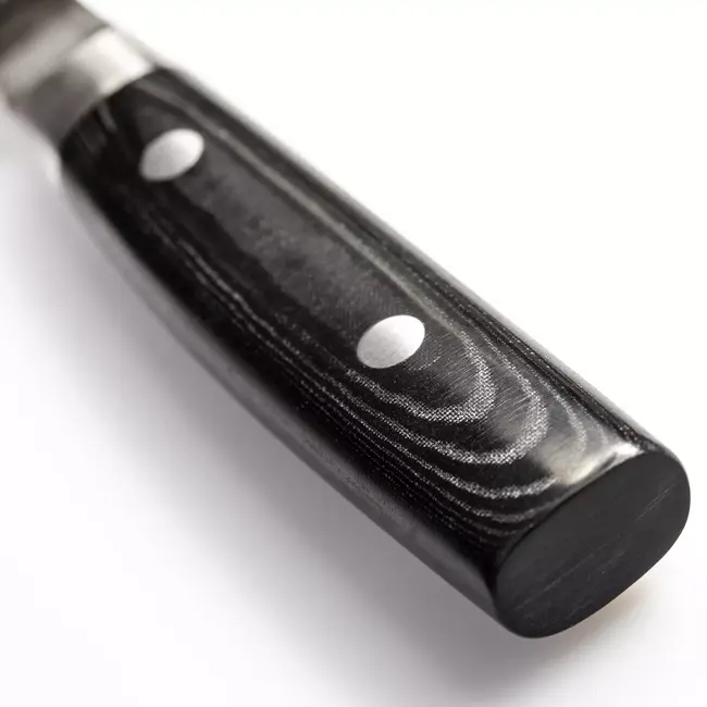 Yaxell Zen Koksmes 24 cm – 37 Lagen Damaststaal – Canvas-Micarta Heft