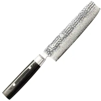 Yaxell Zen Nakiri Koksmes 16,5 cm – 37 Lagen Damaststaal – Canvas-Micarta Heft