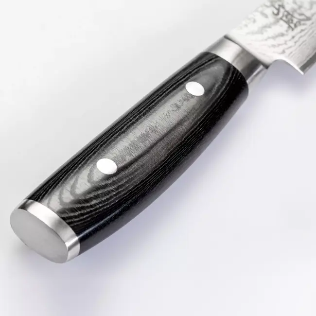 Yaxell Ran Vleesmes 18 cm – 69 Lagen Damaststaal – VG10 Staal – 61 HRC – Canvas-Micarta Heft