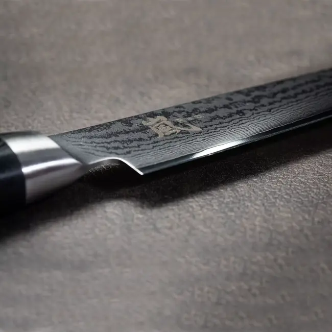 Yaxell Ran Vleesmes 18 cm – 69 Lagen Damaststaal – VG10 Staal – 61 HRC – Canvas-Micarta Heft