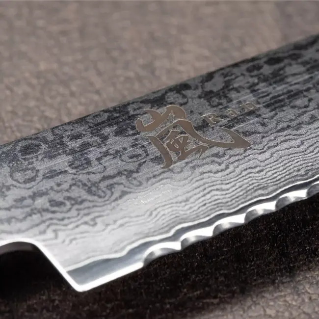 Yaxell Ran Broodmes 23 cm – 69 Lagen Damaststaal – VG10 Staal – 61 HRC – Canvas-Micarta Heft