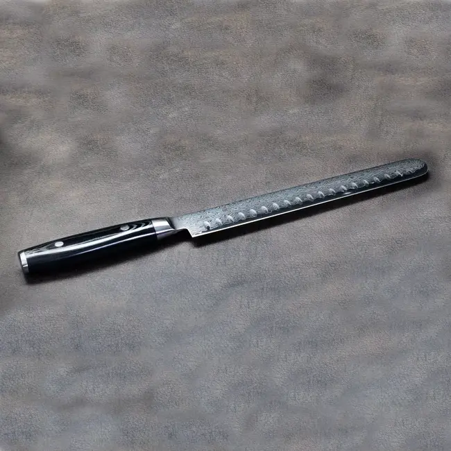 Yaxell Ran Hammes 23 cm – 69 Lagen Damaststaal – VG10 Staal – 61 HRC – Canvas-Micarta Heft