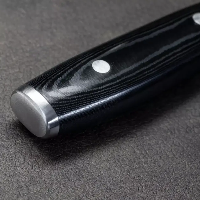 Yaxell Ran Hammes 23 cm – 69 Lagen Damaststaal – VG10 Staal – 61 HRC – Canvas-Micarta Heft