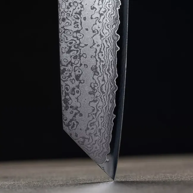 Yaxell Ran Kiritsuke 20 cm – 69 Lagen Damaststaal – VG10 Staal – 61 HRC – Canvas-Micarta Heft