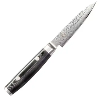 Yaxell Ran Schilmes 10 cm – 69 Lagen Damaststaal – VG10 Staal – 61 HRC – Canvas-Micarta Heft