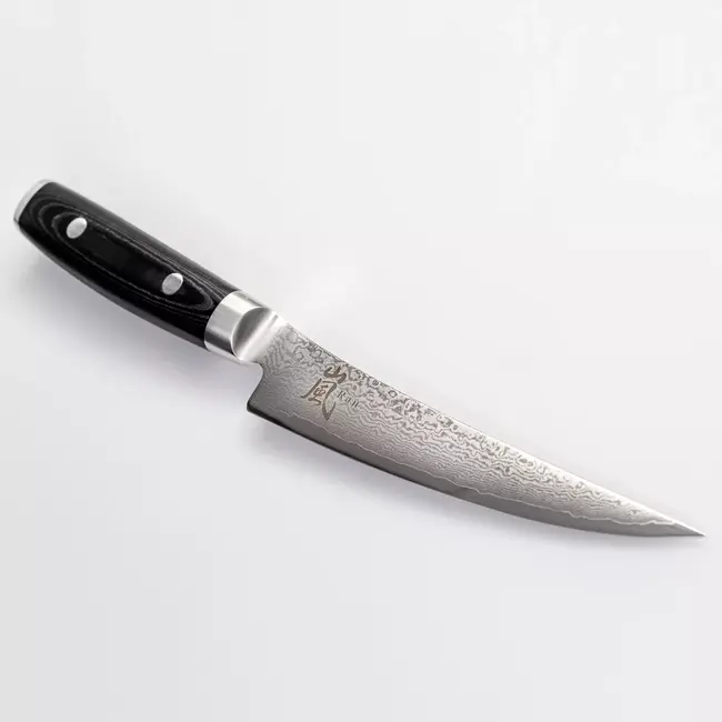 Yaxell Ran Uitbeenmes 15 cm – 69 Lagen Damaststaal – VG10 Staal – 61 HRC – Canvas-Micarta Heft