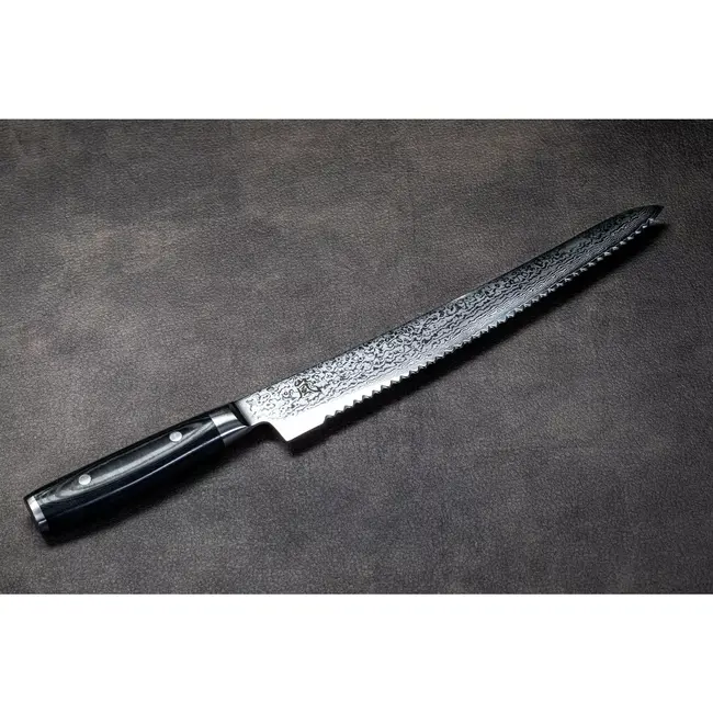 Yaxell Ran Broodmes 27 cm – 69 Lagen Damaststaal – VG10 Staal – 61 HRC – Canvas-Micarta Heft