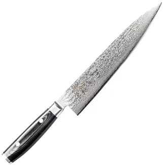 Yaxell Ran Koksmes 24 cm – 69 Lagen Damaststaal – VG10 Staal – 61 HRC – Canvas-Micarta Heft