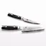 Yaxell Ran Messenset – Giftset – 3-delig – Messenlijper met Santoku Mes 16,5 cm en Universeelmes 12 cm - 69 Lagen Damaststaal – VG10 Staal – 61 HRC – Canvas-Micarta Heft