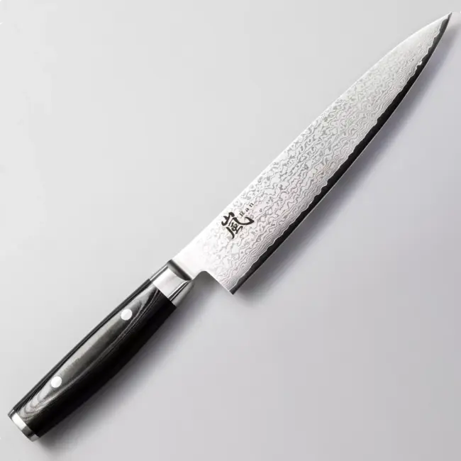 Yaxell Ran Messenset – Giftset – 2-delig – Messenslijper met Koksmes 20 cm – 69 Lagen Damaststaal – VG10 Staal – 61 HRC – Canvas-Micarta Heft