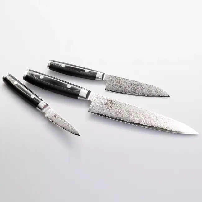 Yaxell Ran Messenset 3-delig - Geschenk Set - VG10 Damast Messen - Japans Vakmanschap