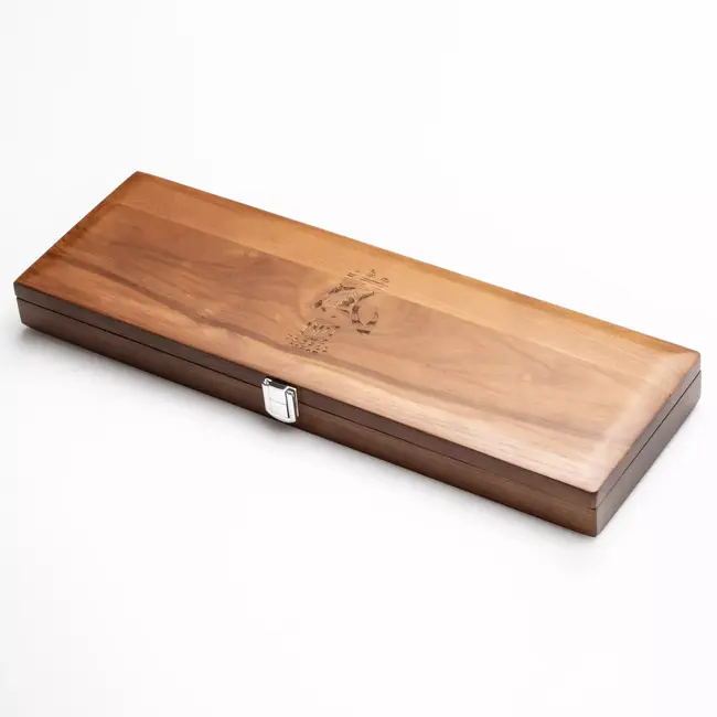 Yaxell Ran Messenset – Giftset – 2-delig – Koksmes 20 cm & Universeelmes 12 cm – 69 Lagen Damaststaal – VG10 Staal – 61 HRC – Mahonie Heft - Limited Edition