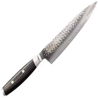 Yaxell Tsuchimon Koksmes 20 cm – VG10 Staal – Gehamerd Lemmet – Micarta Heft
