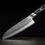 Yaxell Tsuchimon Santoku Koksmes 16,5 cm – VG10 Staal – Gehamerd Lemmet – Micarta Heft