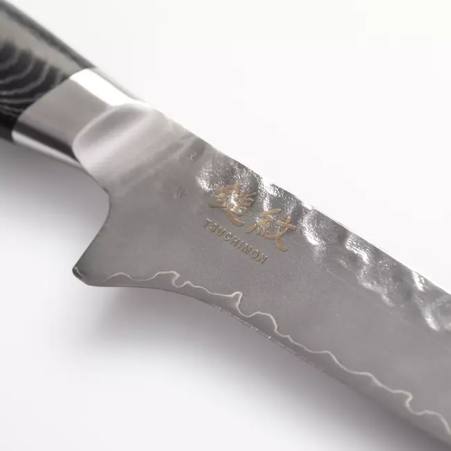 Yaxell Tsuchimon Uitbeenmes 15 cm – VG10 Staal – Gehamerd Lemmet – Micarta Heft