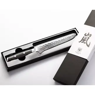 Yaxell Tsuchimon Uitbeenmes 15 cm – VG10 Staal – Gehamerd Lemmet – Micarta Heft