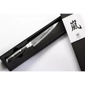 Yaxell Tsuchimon Vleesmes 18 cm – VG10 Staal – Gehamerd Lemmet – Micarta Heft