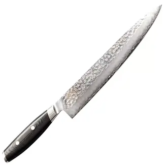 Yaxell Tsuchimon Koksmes 25,5 cm – VG10 Staal – Gehamerd Lemmet – Micarta Heft