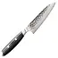 Yaxell Tsuchimon Santoku Koksmes 12,5 cm – VG10 Staal – Gehamerd Lemmet – Micarta Heft
