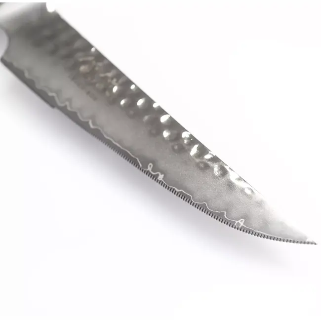 Yaxell Tsuchimon Steakmes 11 cm – VG10 Staal – Gehamerd Lemmet – Micarta Heft