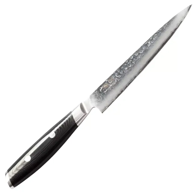 Yaxell Tsuchimon Vleesmes 15 cm – VG10 Staal – Gehamerd Lemmet – Micarta Heft
