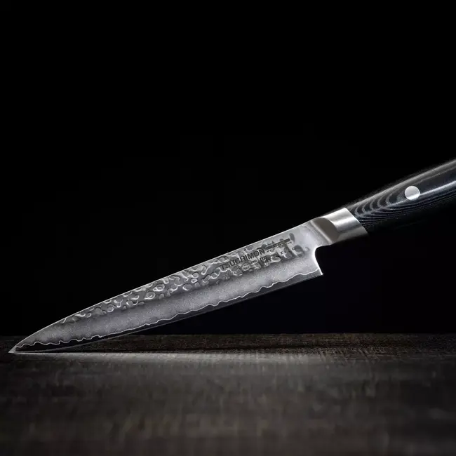 Yaxell Tsuchimon Vleesmes 15 cm – VG10 Staal – Gehamerd Lemmet – Micarta Heft