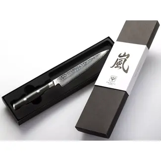 Yaxell Tsuchimon Vleesmes 15 cm – VG10 Staal – Gehamerd Lemmet – Micarta Heft