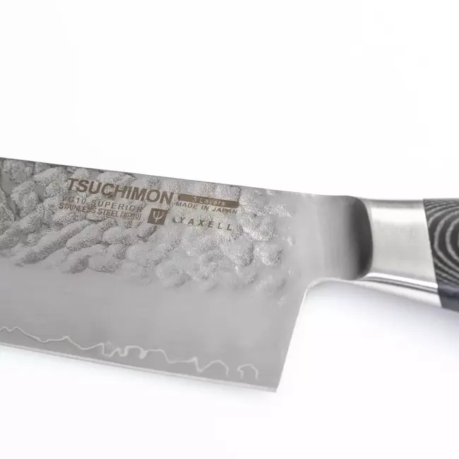 Yaxell Tsuchimon Vleesmes 15 cm – VG10 Staal – Gehamerd Lemmet – Micarta Heft