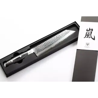 Yaxell Tsuchimon Kiritsuke Koksmes 20 cm – VG10 Staal – Gehamerd Lemmet – Micarta Heft