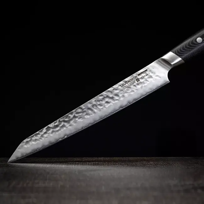 Yaxell Tsuchimon Sujihiki 23 cm – VG10 Staal – Gehamerd Lemmet – Micarta Heft