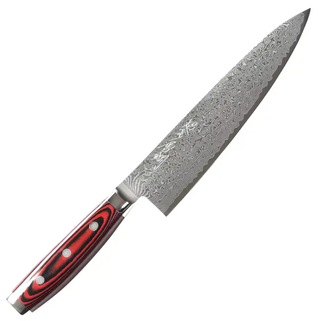 Yaxell Super Gou Koksmes 20 cm – 161 Lagen Damaststaal – SG2 Staal – 63 HRC – Canvas-Micarta Heft