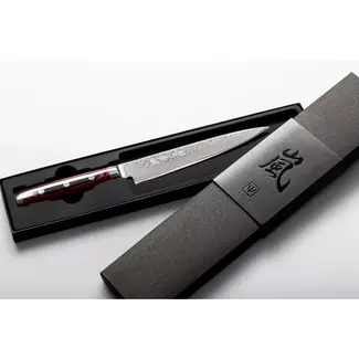 Yaxell Super Gou Vleesmes 18 cm – 161 Lagen Damaststaal – SG2 Staal – 63 HRC – Canvas-Micarta Heft