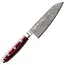 Yaxell Super Gou Santoku Koksmes – 12,5 cm – 161 Lagen Damaststaal – SG2 Staal – 63 HRC – Canvas-Micarta Heft