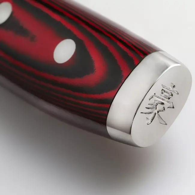 Yaxell Super Gou Vleesvork 16 cm – 161 Lagen Damaststaal – SG2 Staal – 63 HRC – Canvas-Micarta Heft