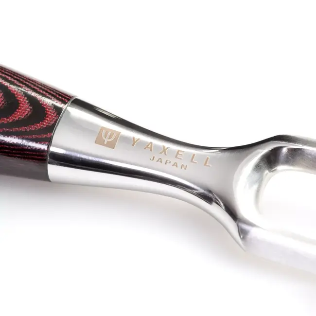 Yaxell Super Gou Vleesvork 16 cm – 161 Lagen Damaststaal – SG2 Staal – 63 HRC – Canvas-Micarta Heft