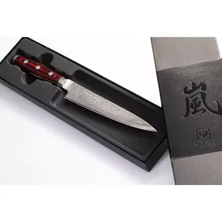 Yaxell Super Gou Vleesmes 15 cm – 161 Lagen Damaststaal – SG2 Staal – 63 HRC – Canvas-Micarta Heft