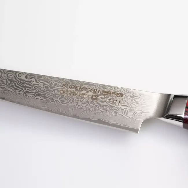 Yaxell Super Gou Vleesmes 15 cm – 161 Lagen Damaststaal – SG2 Staal – 63 HRC – Canvas-Micarta Heft