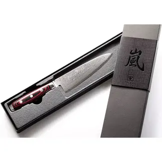 Yaxell Super Gou Koksmes 15 cm – 161 Lagen Damaststaal – SG2 Staal – 63 HRC – Canvas-Micarta Heft