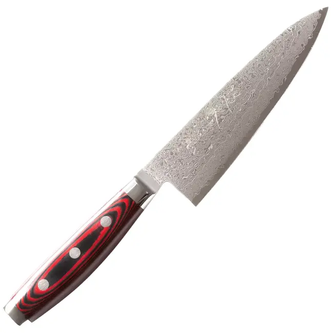 Yaxell Super Gou Koksmes 15 cm – 161 Lagen Damaststaal – SG2 Staal – 63 HRC – Canvas-Micarta Heft