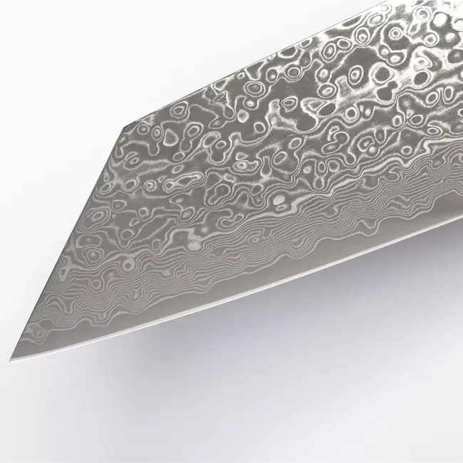 Yaxell Super Gou Kiritsuke Koksmes 20 cm – 161 Lagen Damaststaal – SG2 Staal – 63 HRC – Canvas-Micarta Heft