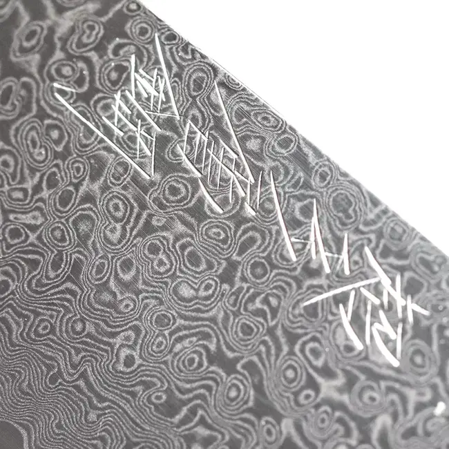 Yaxell Super Gou Officemes 10 cm – 161 Lagen Damaststaal – SG2 Staal – 63 HRC – Canvas-Micarta Heft