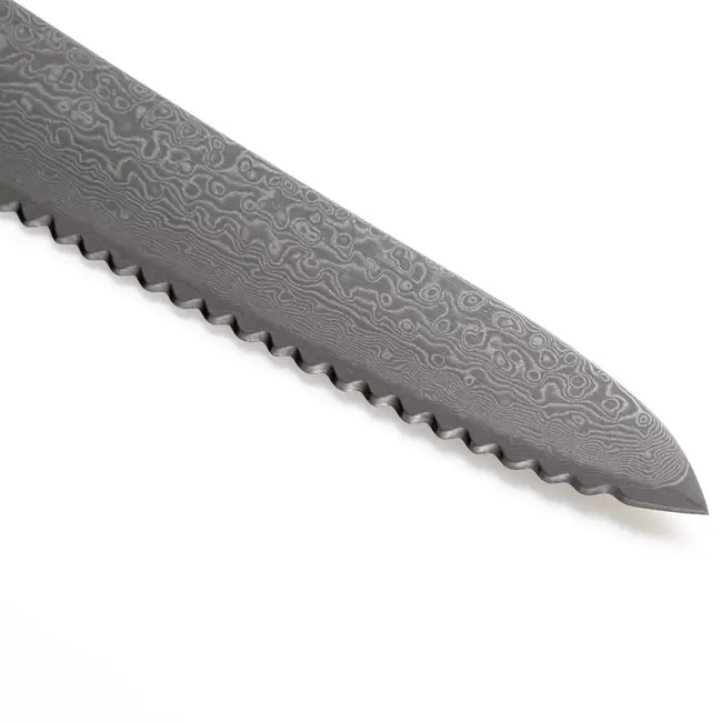 Yaxell Super Gou Broodmes 27 cm – 161 Lagen Damaststaal – SG2 Staal – 63 HRC – Canvas-Micarta Heft