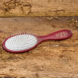 Mars Coat-King Hondenborstel – Beukenhout – Roestvrijstalen Pennen – Ontklitten – Middelgrote tot Grote Honden