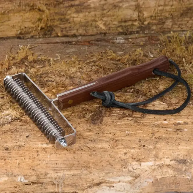 Mars Coat-King Uitdunkam voor Paardenvachten – Middelgroot – 3,5 mm – 30 Messen – FSC Hout