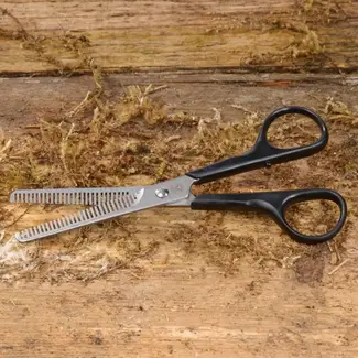 Mars Coat-King Effileerschaar – Dubbelzijdig – 30 Tanden – Roestvrij Staal – 15 cm – Ergonomisch