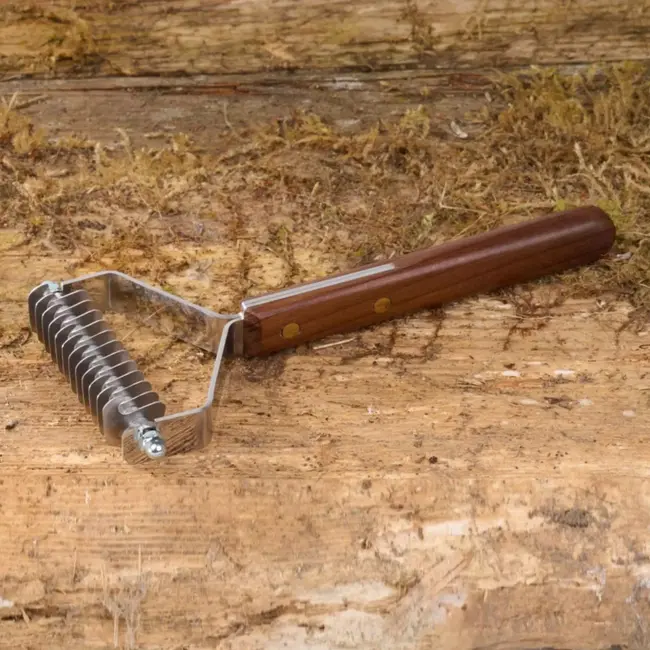 Mars Coat-King Professionele trimmer – Lange vachten – 12 messen – 5 mm afstand – Houten handvat