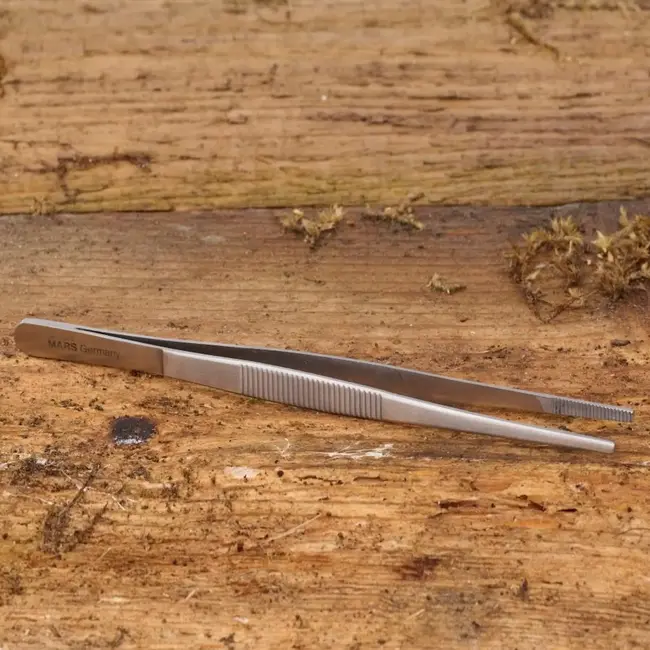 Mars Coat-King Anatomische dierenpincet – roestvrij staal – ergonomisch – 13 cm – zilver