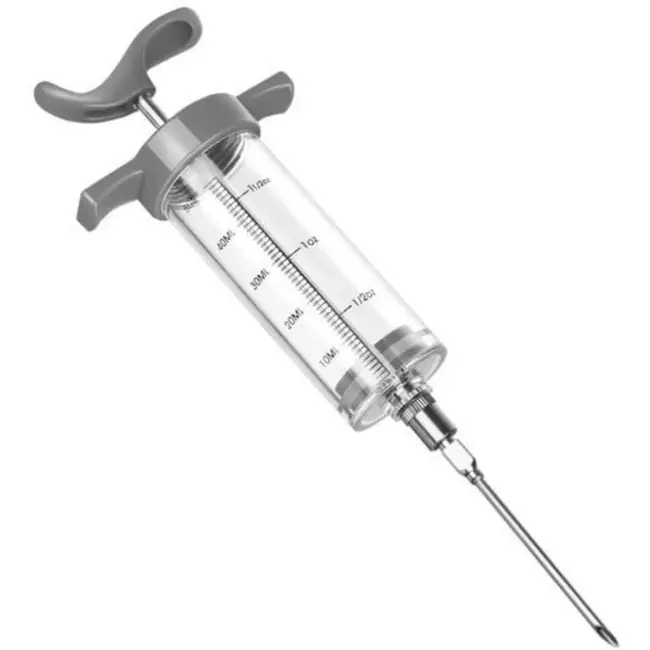 Ruhhy Vleesinjector Set – 3 Naalden – Voor Sappig en Perfect Gekruid Vlees – 50 ml Capaciteit