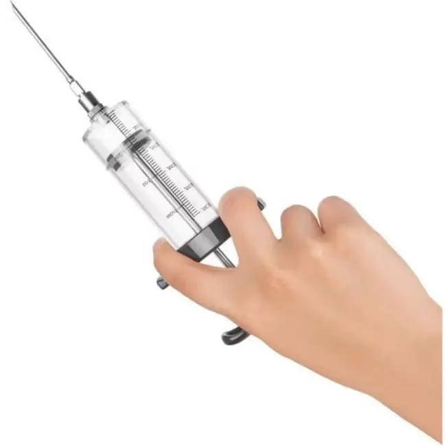 Ruhhy Vleesinjector Set – 3 Naalden – Voor Sappig en Perfect Gekruid Vlees – 50 ml Capaciteit