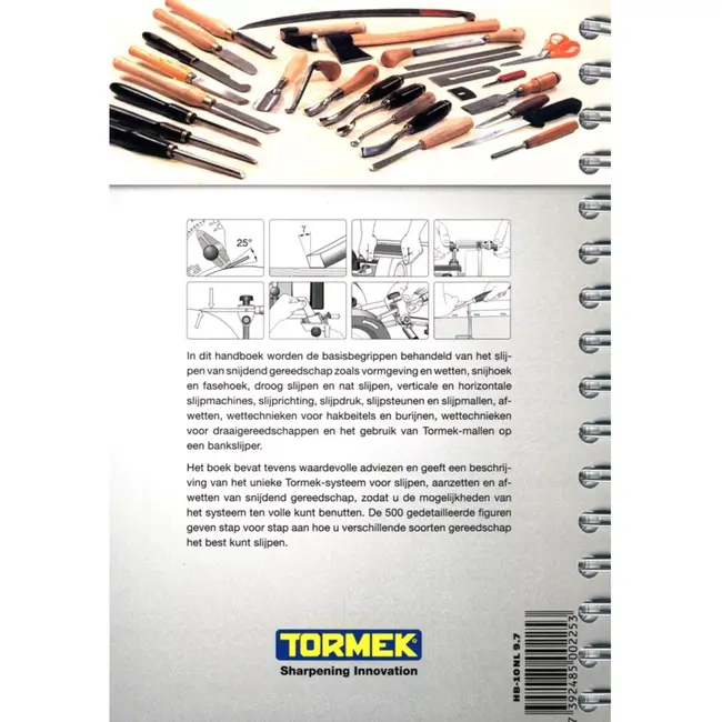 Tormek Slijpgids – Handboek – Meesterslijpen – Technieken – Onderhoudstips